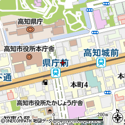 東京海上日動火災保険株式会社　保険の申込み高知支店高知支社周辺の地図