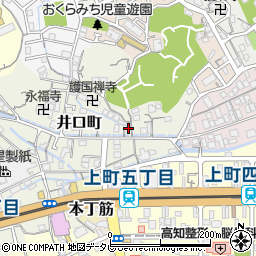 高知県高知市井口町140周辺の地図
