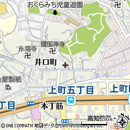 高知県高知市井口町138周辺の地図