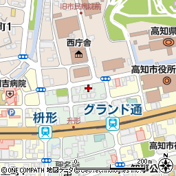 日本経済新聞高知支局周辺の地図