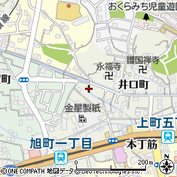 高知県高知市井口町56周辺の地図