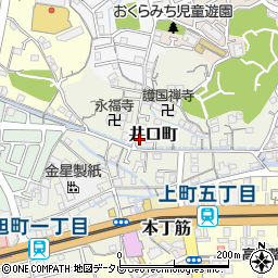 高知県高知市井口町120周辺の地図