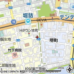 おクルマパークダイセイ本町第３駐車場周辺の地図