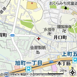高知県高知市井口町57周辺の地図