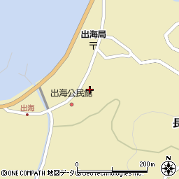 愛媛県大洲市長浜町出海甲1282周辺の地図