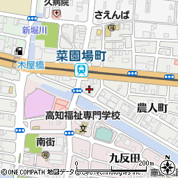四国医療工学専門学校　学園本部周辺の地図