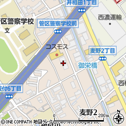 田坂鋼業福岡支店板付倉庫周辺の地図