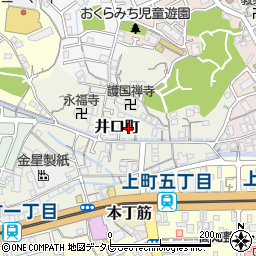 高知県高知市井口町130周辺の地図