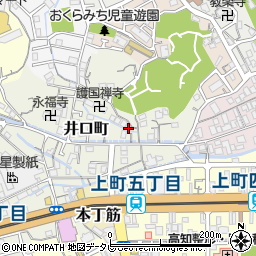 高知県高知市井口町141周辺の地図