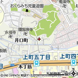 高知県高知市井口町183周辺の地図