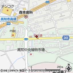 高知県高知市高須東町8-16周辺の地図