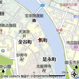 大分県豊後高田市浜町周辺の地図