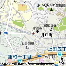 高知県高知市井口町105周辺の地図