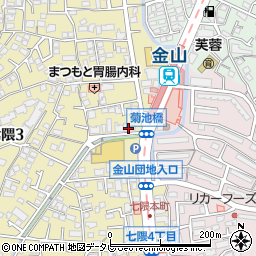 福岡信用金庫七隈支店周辺の地図