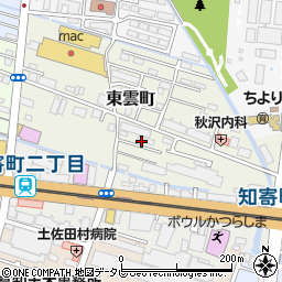 高知県高知市東雲町5周辺の地図