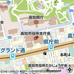 日本共産党　高知市議団周辺の地図