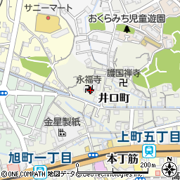 高知県高知市井口町107周辺の地図