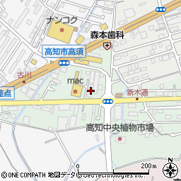 高知県高知市高須東町6-25周辺の地図