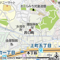 高知県高知市井口町125周辺の地図