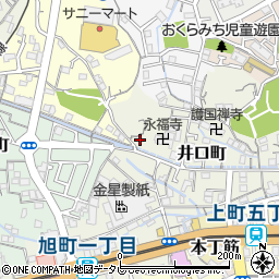 高知県高知市井口町104周辺の地図