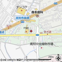 サクラ物産株式会社　高知支店周辺の地図