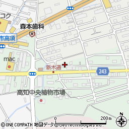 高知県高知市高須東町16-24周辺の地図