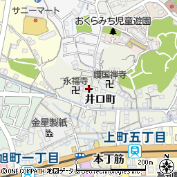 高知県高知市井口町116周辺の地図
