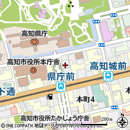 株式会社高知新聞社　営業局広告管理部周辺の地図