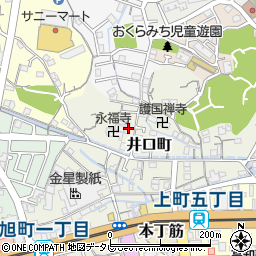 高知県高知市井口町117周辺の地図