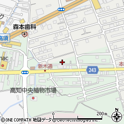 高知県高知市高須東町16-22周辺の地図