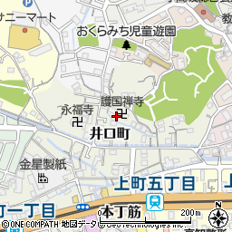 高知県高知市井口町124周辺の地図