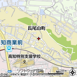 高知県高知市長尾山町周辺の地図