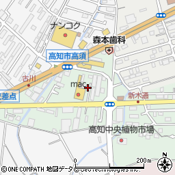 高知県高知市高須東町6-30周辺の地図