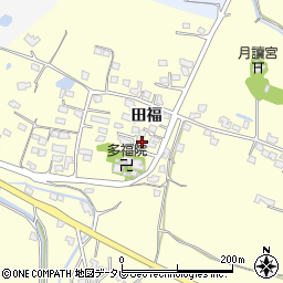 大分県豊後高田市田福3709-3周辺の地図