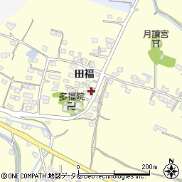 大分県豊後高田市田福3709-2周辺の地図