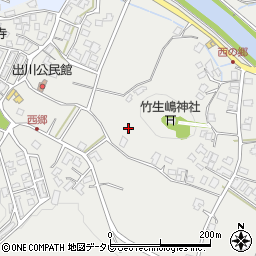福岡県嘉麻市西郷周辺の地図