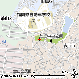 田島西公園トイレ周辺の地図