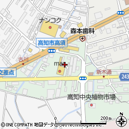 高知県高知市高須東町6周辺の地図