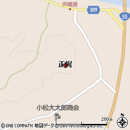 徳島県海部郡海陽町宍喰浦正梶周辺の地図