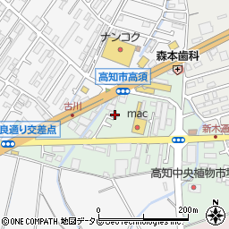 高知県高知市高須東町3-21周辺の地図