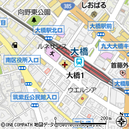 福岡大橋ビル周辺の地図