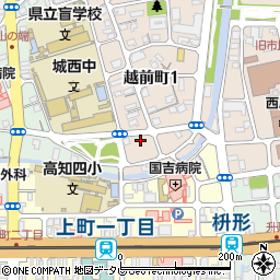 ステージ生花店周辺の地図