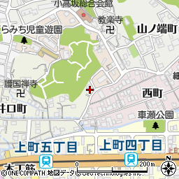 高知県高知市井口町195周辺の地図