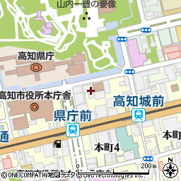 教職員共済生活協同組合　高知県事業所周辺の地図