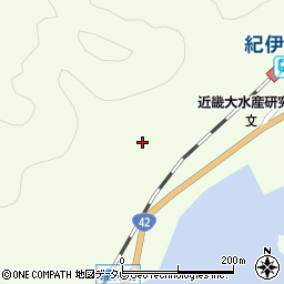 和歌山県東牟婁郡那智勝浦町浦神493周辺の地図