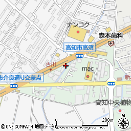 高知県高知市高須東町2-17周辺の地図