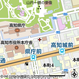 高知県庁　中山間振興・交通部・移住促進課企画調整担当周辺の地図