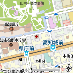 高知県自治会館周辺の地図