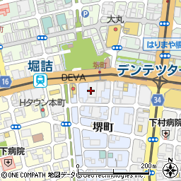 高知銀行本店営業部 ＡＴＭ周辺の地図