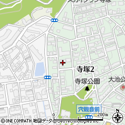 ヒルクレストランターネ寺塚周辺の地図